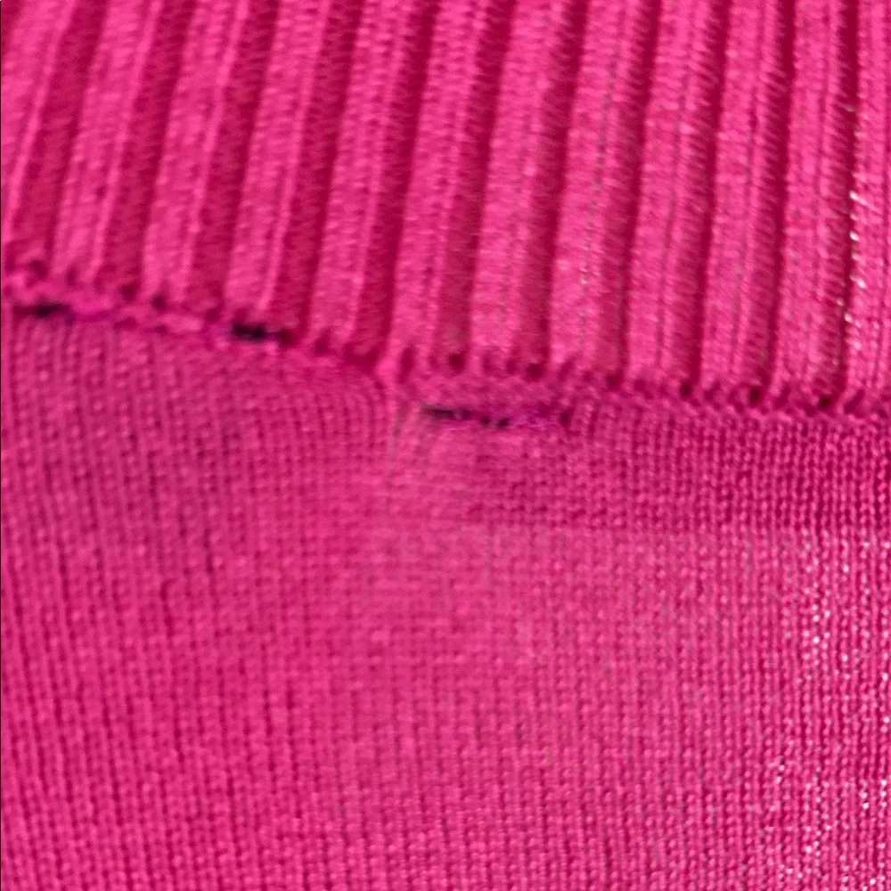 435. Cyrus Open-Front Magenta Bell-Sleeve Cardigan - Picture 7 of 7